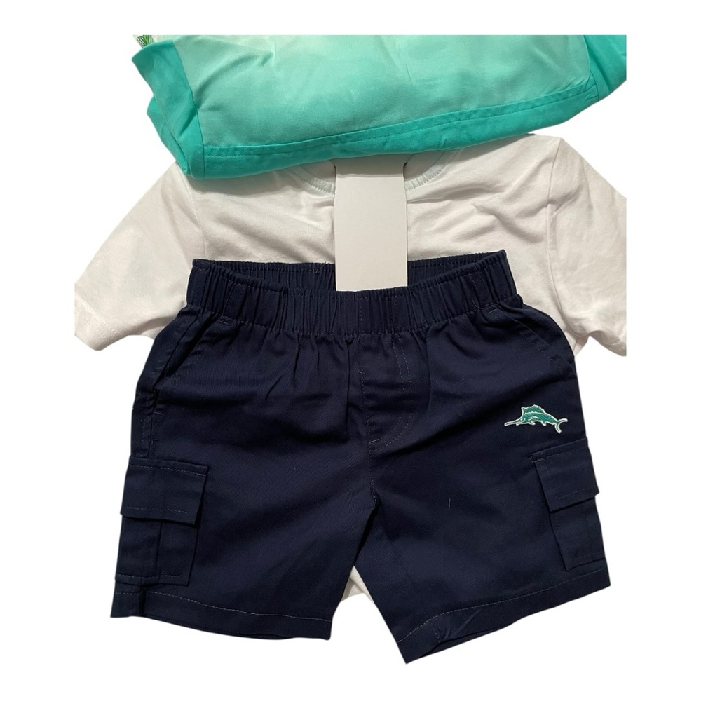 Tommy Bahama Toddler Boys Tropical 3-Piece Outfit Set Size 2T NWT - Picture 4 of 11